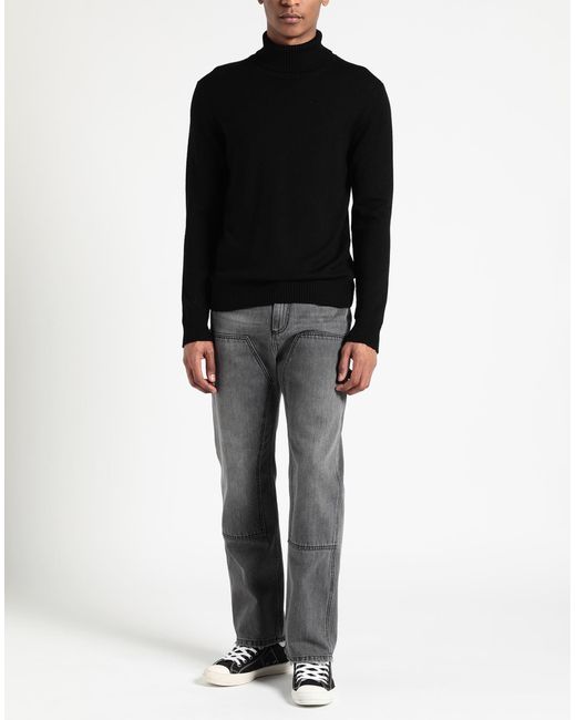 Hōsio Rollkragenpullover in Black für Herren