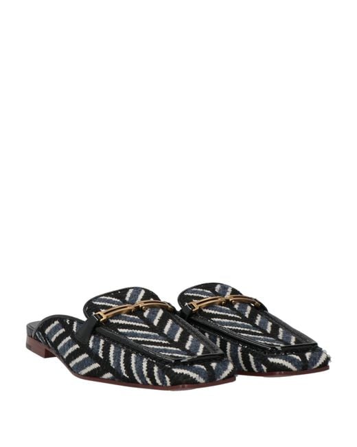 Tod's Black Mules & Clogs