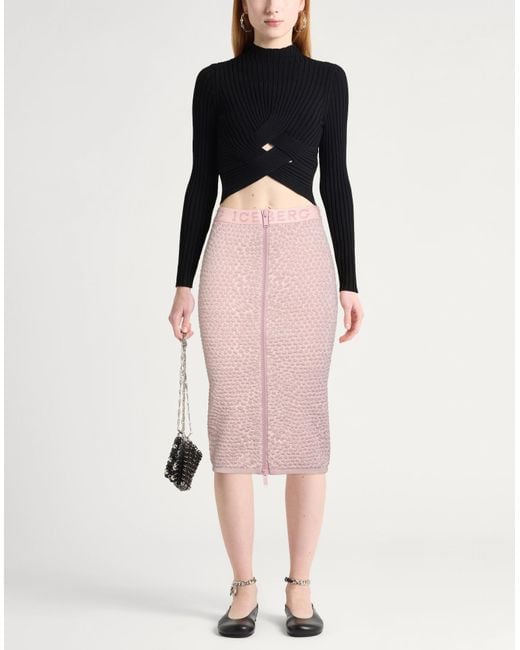 Iceberg Pink Midi Skirt