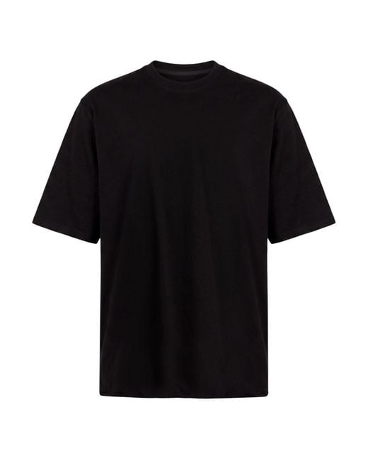Rick Owens Black T-Shirt Cotton for men