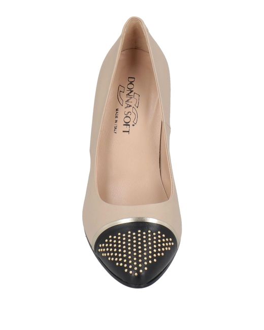 Donna Soft White Pumps Leather