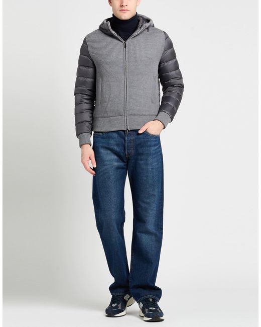Moorer Gray Puffer Virgin Wool, Polyamide for men