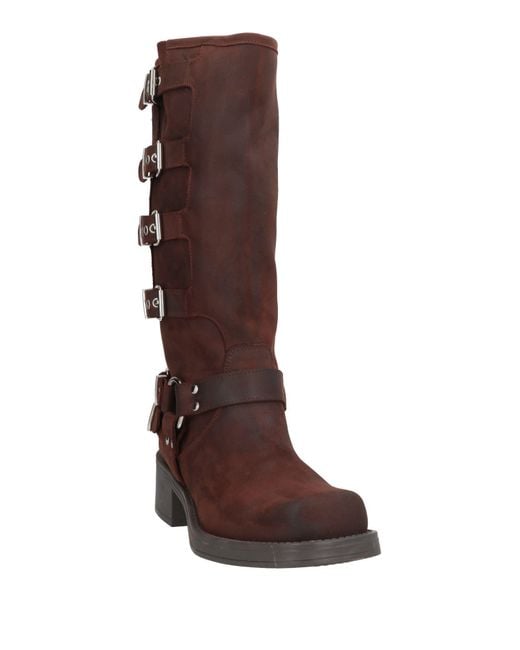Ovyè Brown Boot Leather