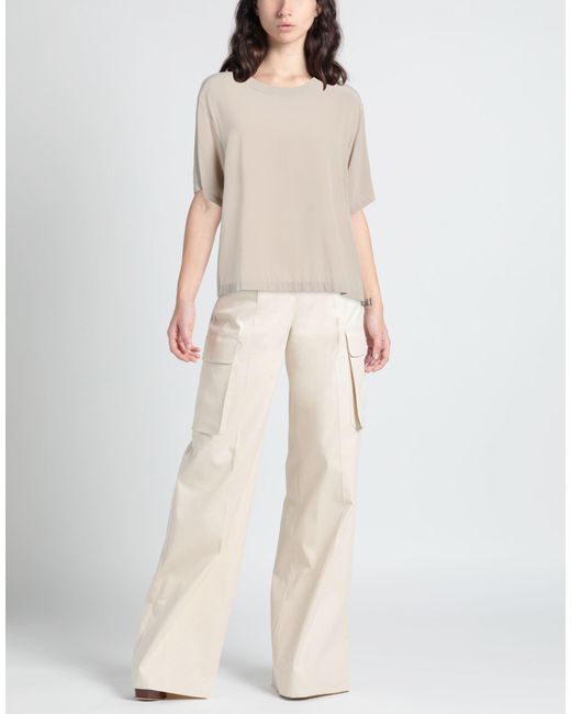 Top Kiltie de color Natural