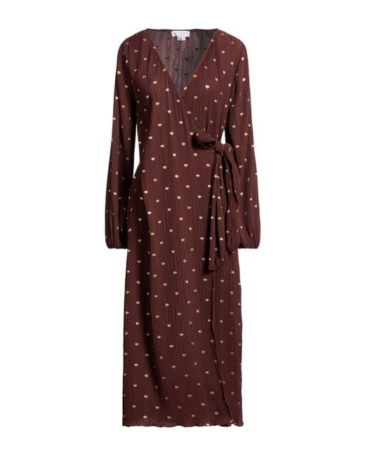 Never Fully Dressed Purple Midi Dress