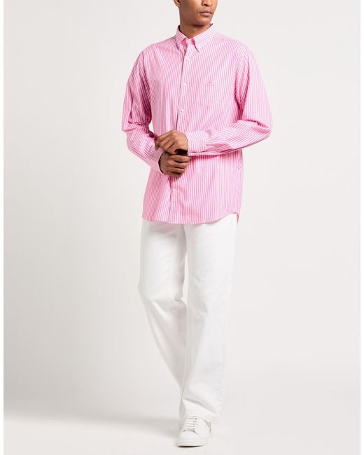 Camisa Gant de hombre de color Pink