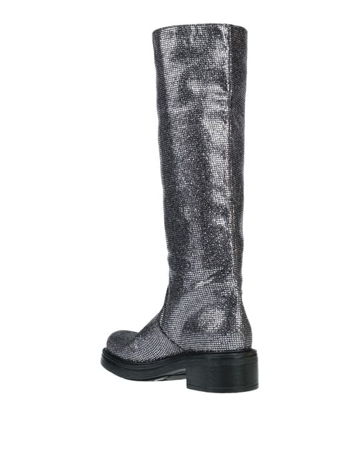 Strategia Knee Boots in Blue | Lyst