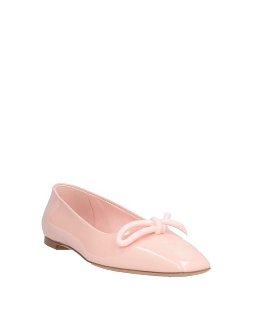 Ferragamo Pink Ballet Flats