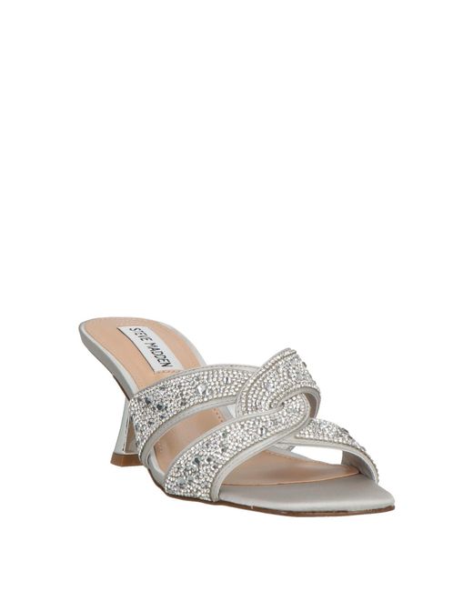 Steve Madden White Sandals