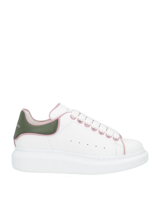McQueen White Sneakers Leather