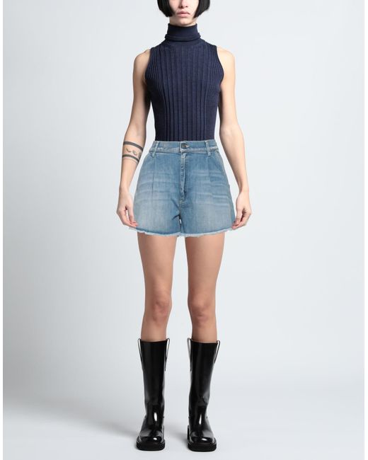 Dondup Blue Denim Shorts