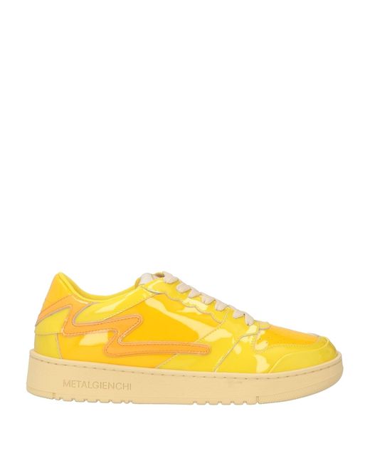 METAL GIENCHI Yellow Trainers for men