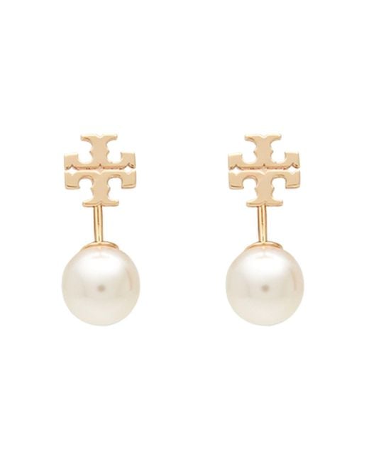 Tory Burch Metallic Ohrring
