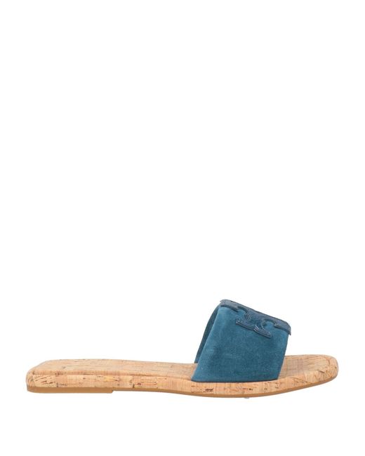 Tory Burch Blue Deep Sandals Leather