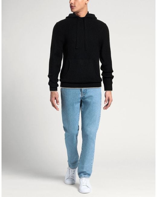 Sseinse Black Sweater Polyester, Acrylic, Elastane for men