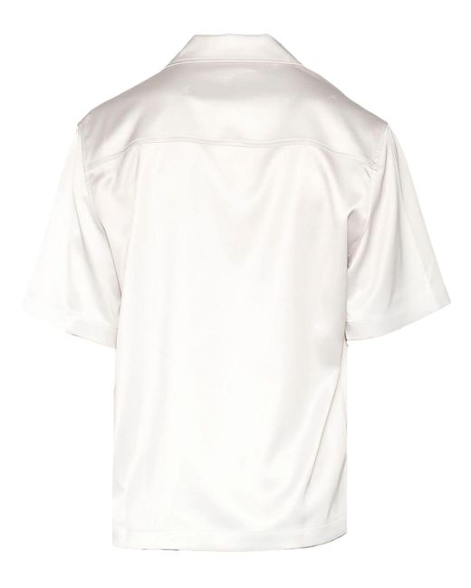 Camisa Rio con efecto sombreado Axel Arigato de hombre de color White