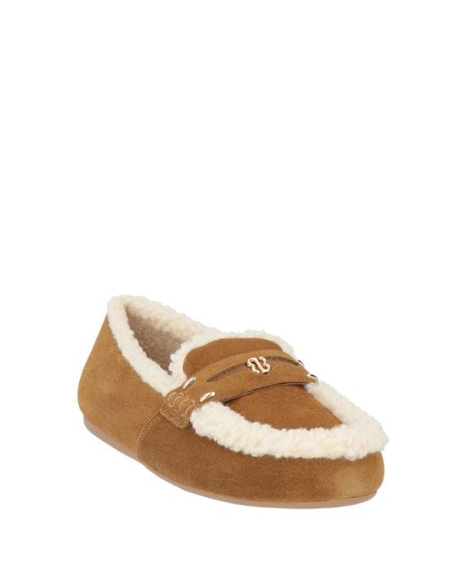 Bibi Lou Brown Loafers Leather, Textile Fibers