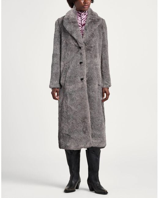 Zadig & Voltaire Gray Shearling & Teddy