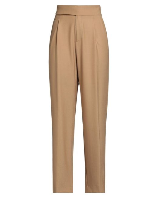 Berwich Natural Sand Pants Polyester, Virgin Wool, Elastane