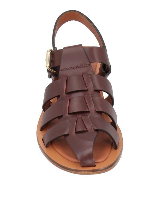 Mansur Gavriel Brown Sandals