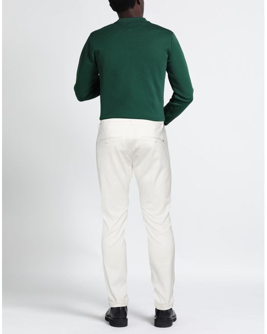 Dondup White Trouser for men