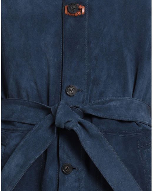 Golden Goose Deluxe Brand Jacke, Mantel & Trenchcoat in Blue für Herren
