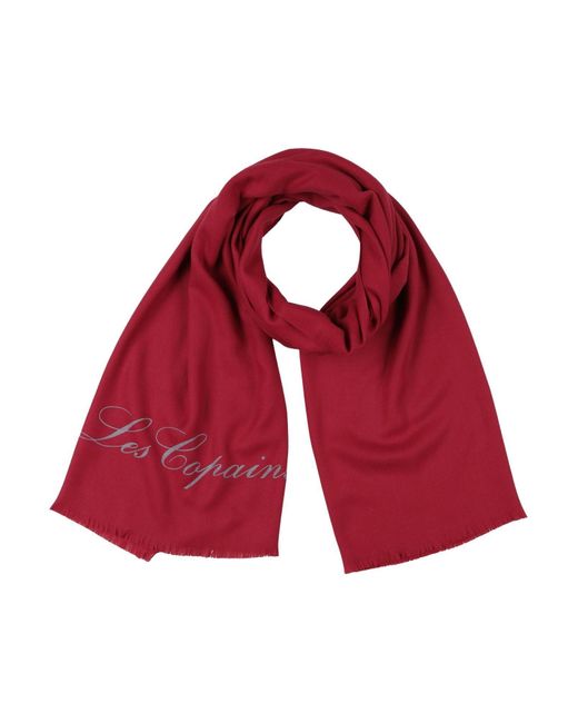 Les Copains Red Scarf