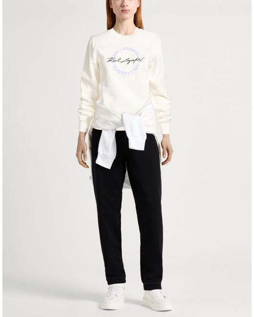 Karl Lagerfeld White Sweatshirt