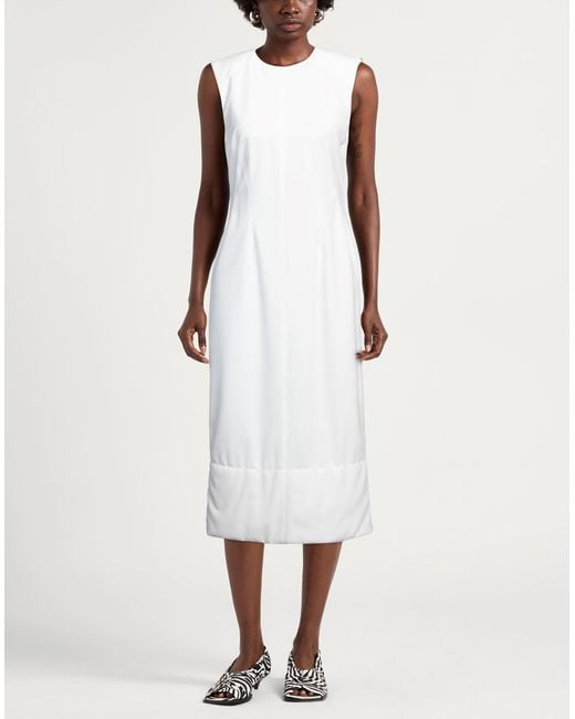 Sportmax White Midi Dress