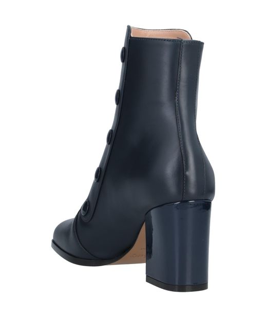 Mulberry Blue Ankle Boots