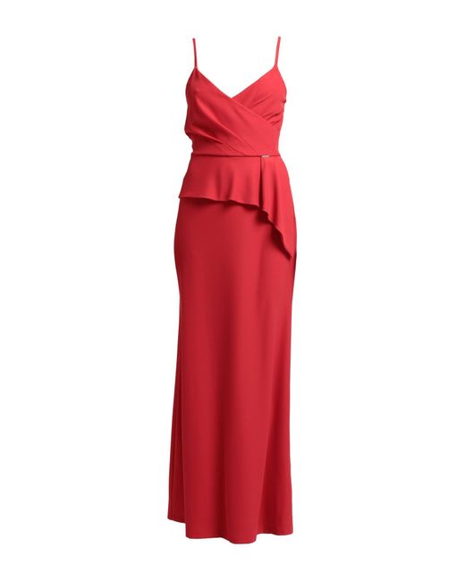 Carla Montanarini Red Maxi Dress