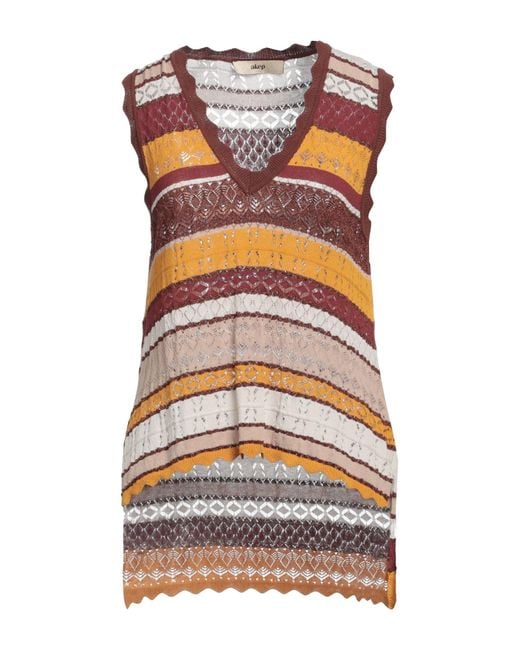 Akep Brown Top Viscose, Polyester