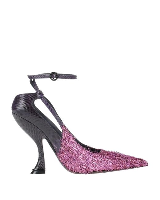 Lanvin Purple Pumps