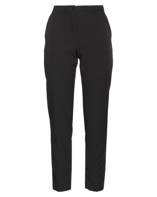 SEVENTY VENEZIA Black Pants Polyester, Elastane