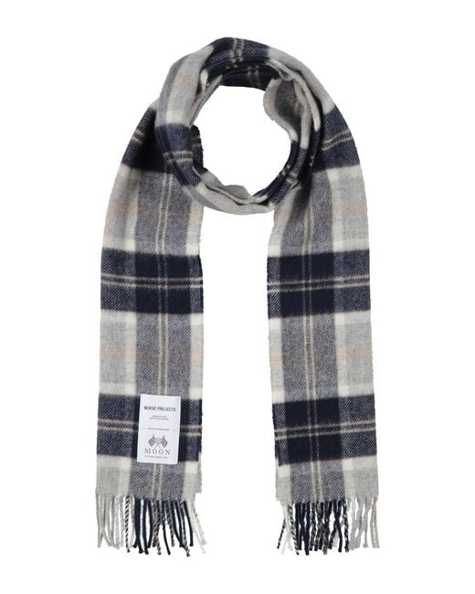 Norse Projects Blue Scarf Wool for men