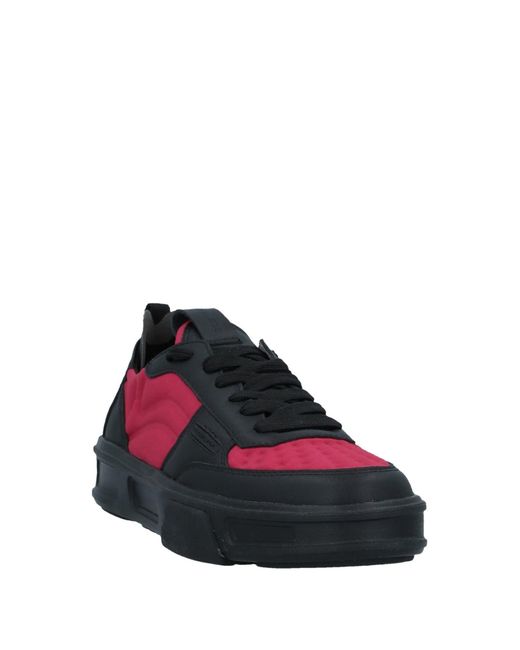 Fessura Black Sneakers Textile Fibers, Soft Leather