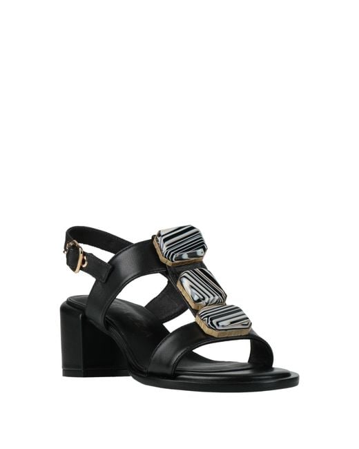 Apepazza Black Sandals