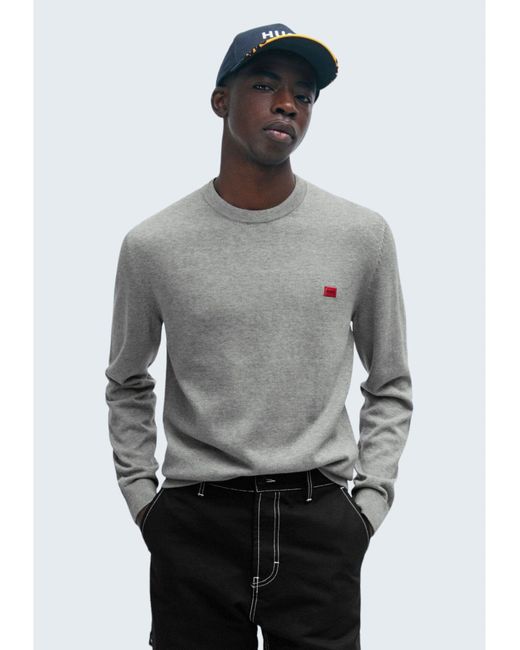 Pullover HUGO pour homme en coloris Gray