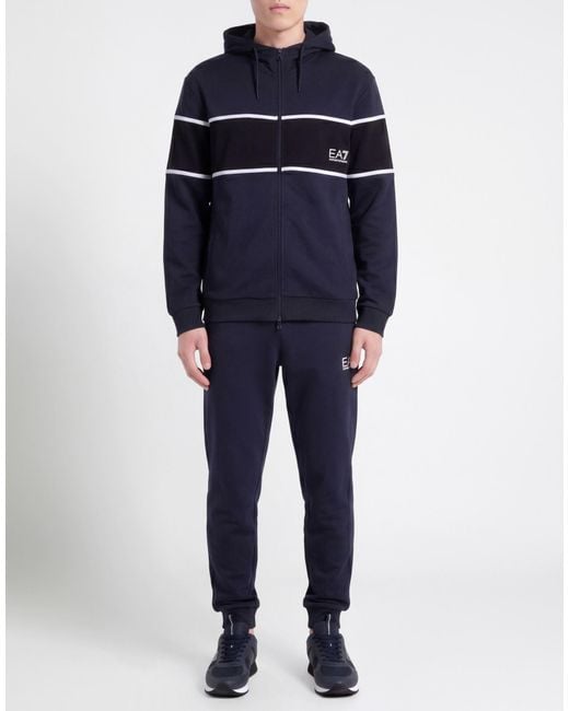 Sudadera EA7 de hombre de color Blue