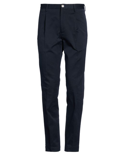 Incotex Blue Midnight Pants Cotton for men