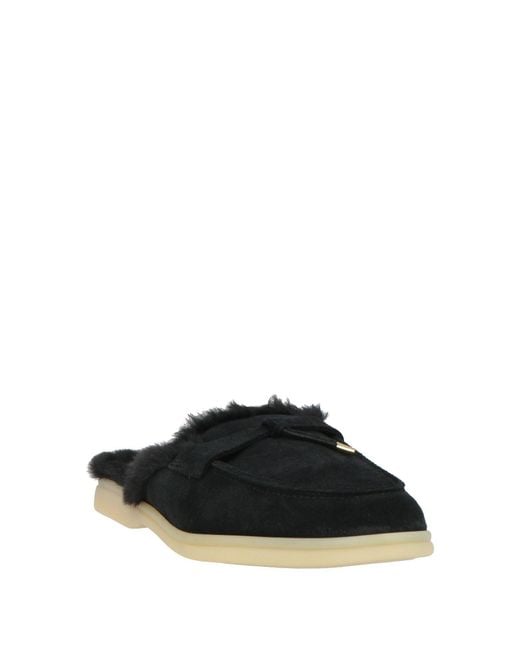 Piumi Black Mules & Clogs