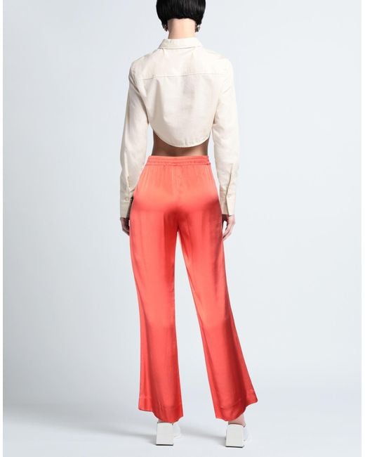 NOCOLD Red Pants Acetate, Silk
