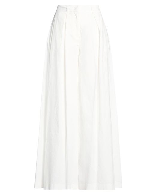 Ballantyne White Pants Cotton