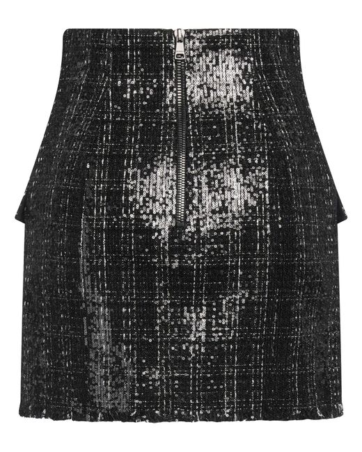 Balmain Black Mini Skirt