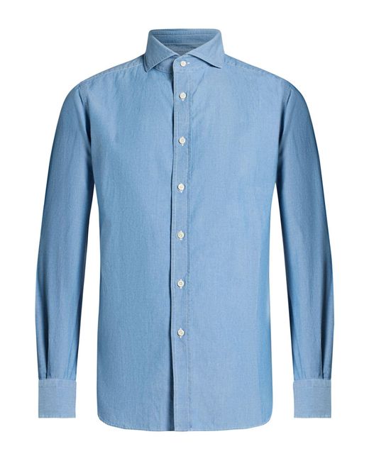 Moorer Blue Shirt for men