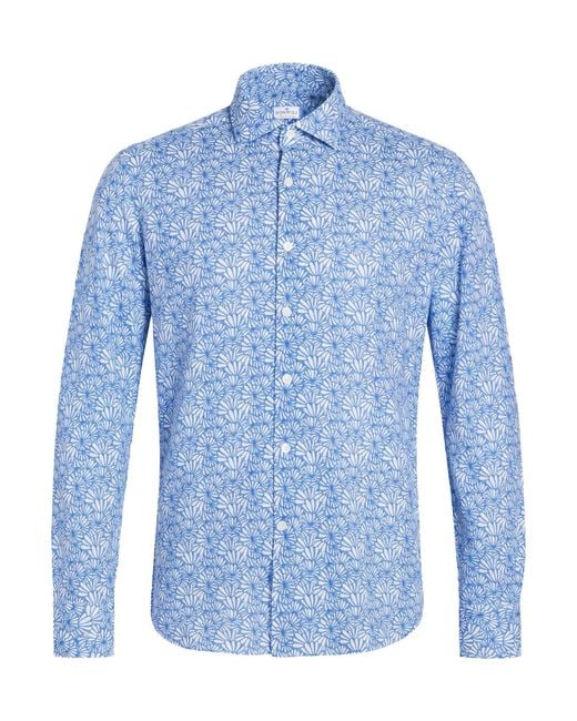 Sonrisa Blue Shirt Cotton for men