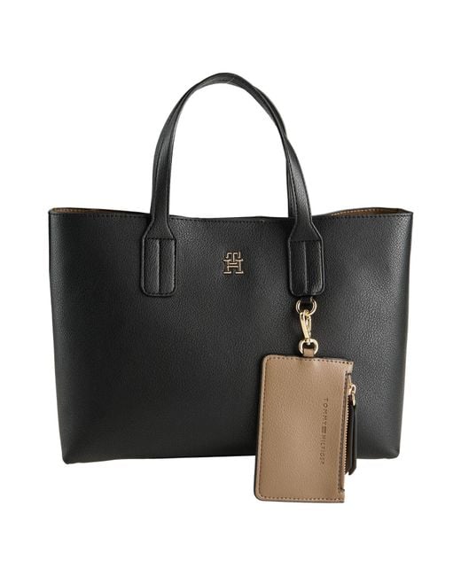 Tommy Hilfiger Black Handbag Polyurethane