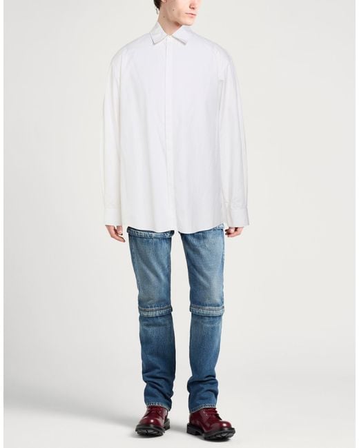 Valentino Garavani White Ivory Shirt Cotton for men