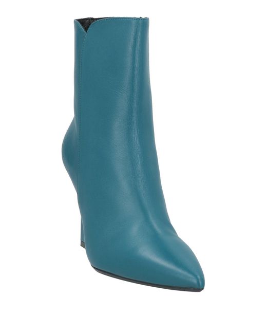 Anna F. Blue Ankle Boots