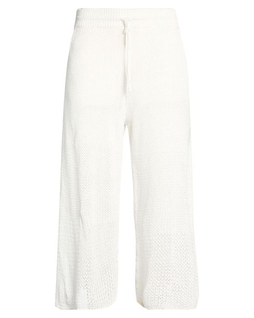 Isa Boulder White Trouser for men